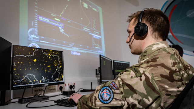 UK Space Command operations. Image: MOD Crown Copyright/Royal Air Force
