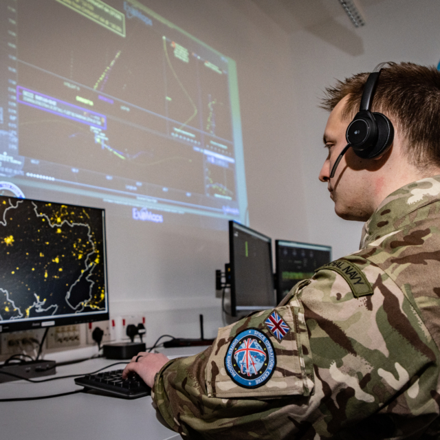 UK Space Command operations. Image: MOD Crown Copyright/Royal Air Force
