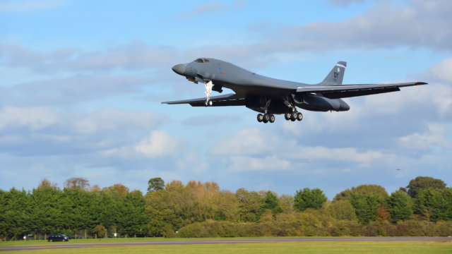 USAF B-1B Lancer at RAF Fairford