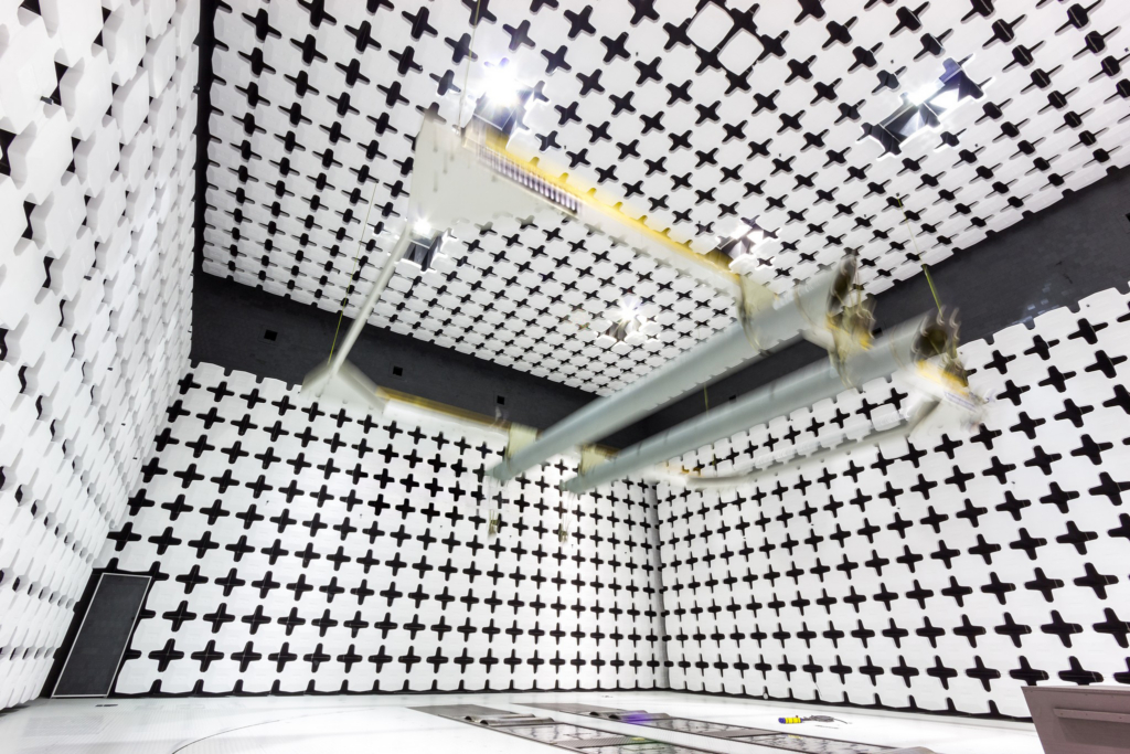 UTAC millbrook EMC test chamber.