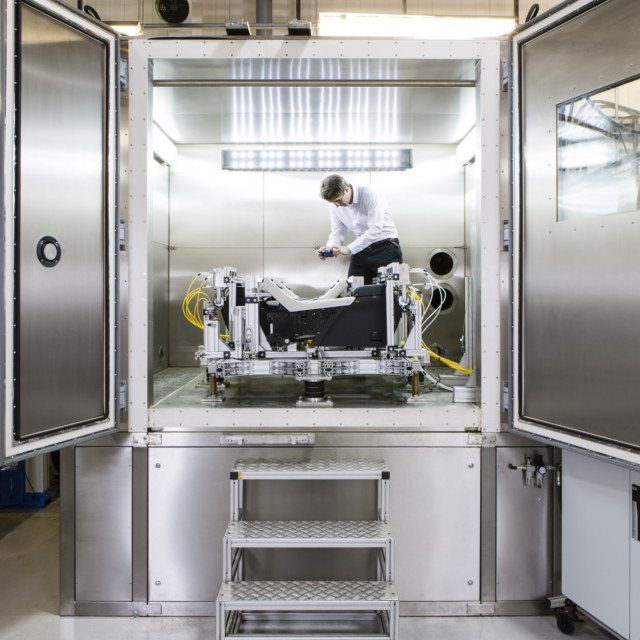 Vibration test at Millbrook