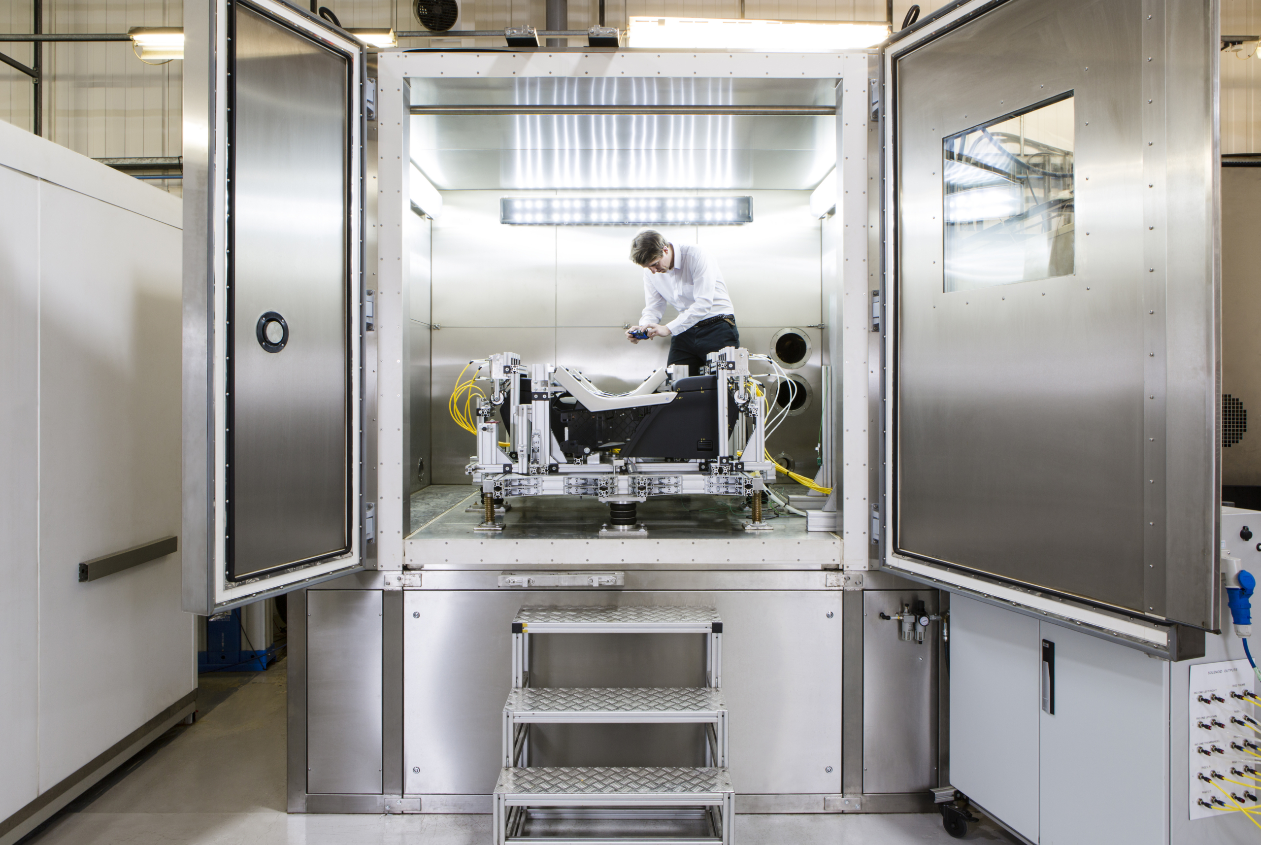 Vibration test at Millbrook
