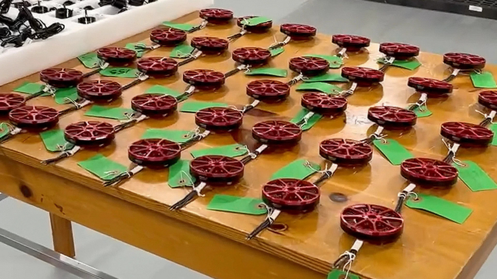 ePropelled drone motors on the workbench