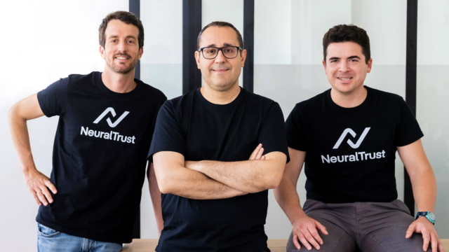 NeuralTrust founders Joan Vendrell (CEO), Victor Garcia (CTO) and Alejandro Domingo (COO). Photo: NeuralTrust