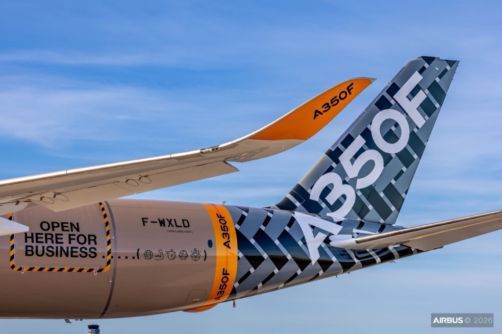 Airbus A350F first flight.