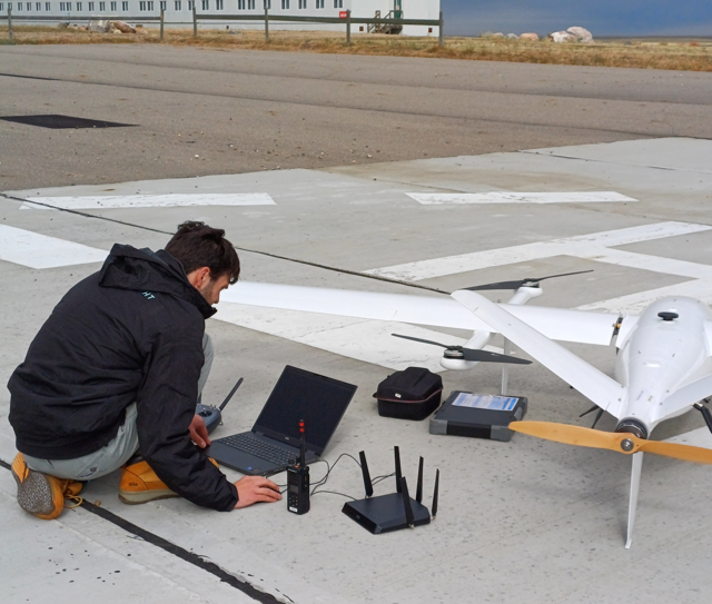 Flarebright GPS free drone navigation