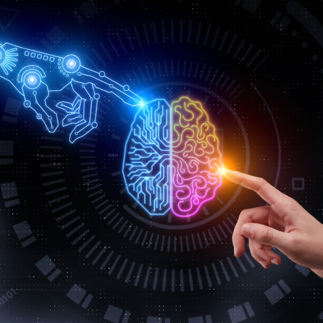 Artificial intelligence and future concept