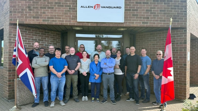 Allen-Vanguard team at its new premises in Ottawa, Canada.