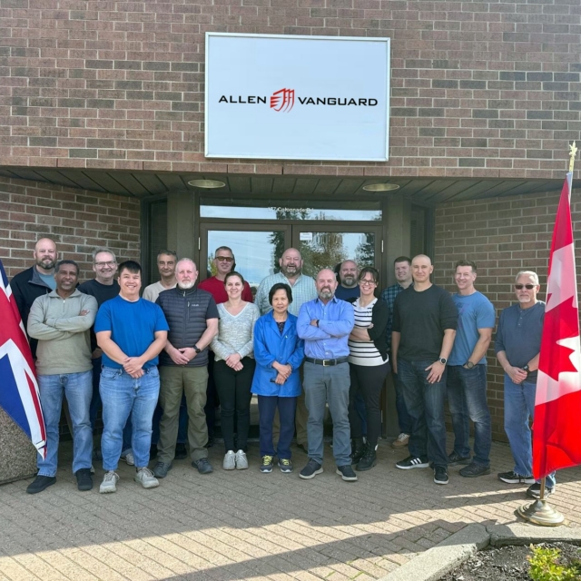 Allen-Vanguard team at its new premises in Ottawa, Canada.