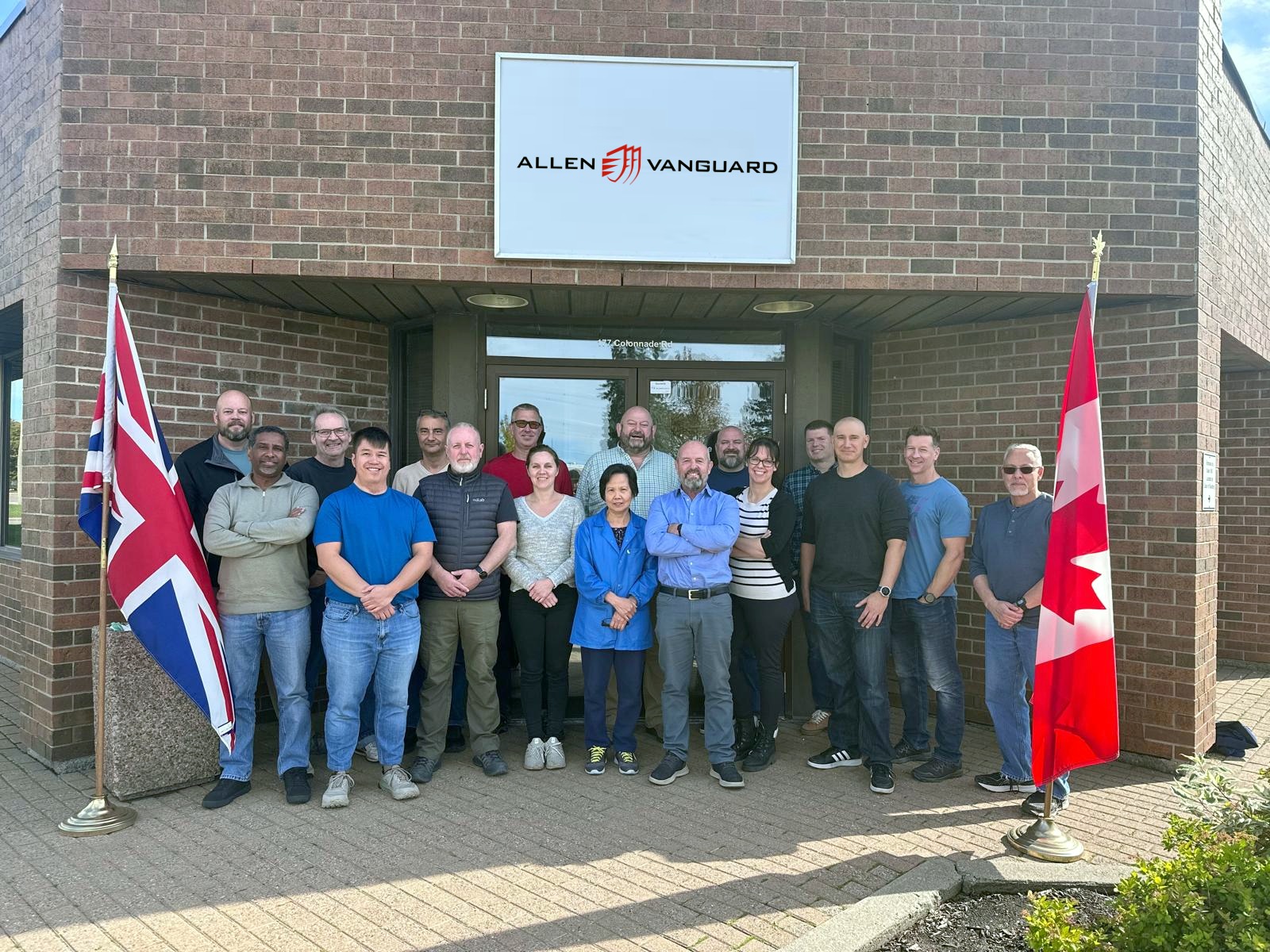 Allen-Vanguard team at its new premises in Ottawa, Canada.