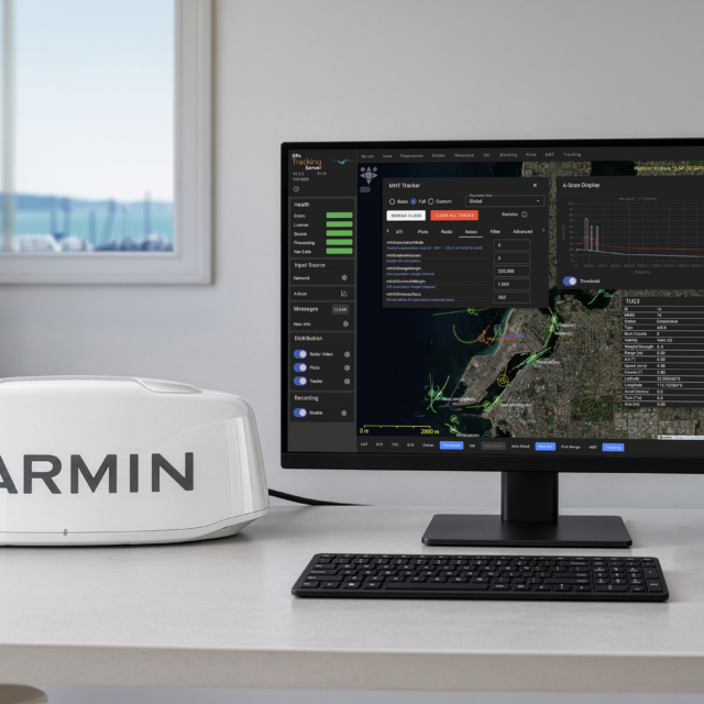 Cambridge Pixel radar tracker for Garmin radars