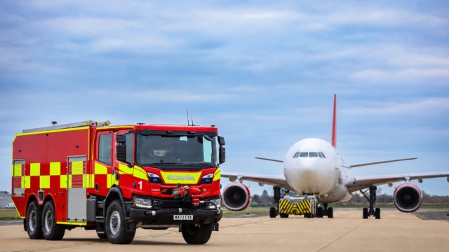 Doncaster Sheffield Airport fire appliance