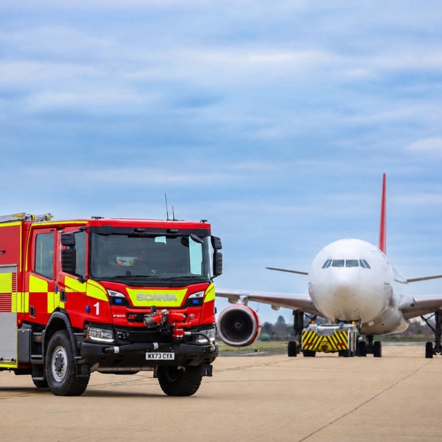 Doncaster Sheffield Airport fire appliance