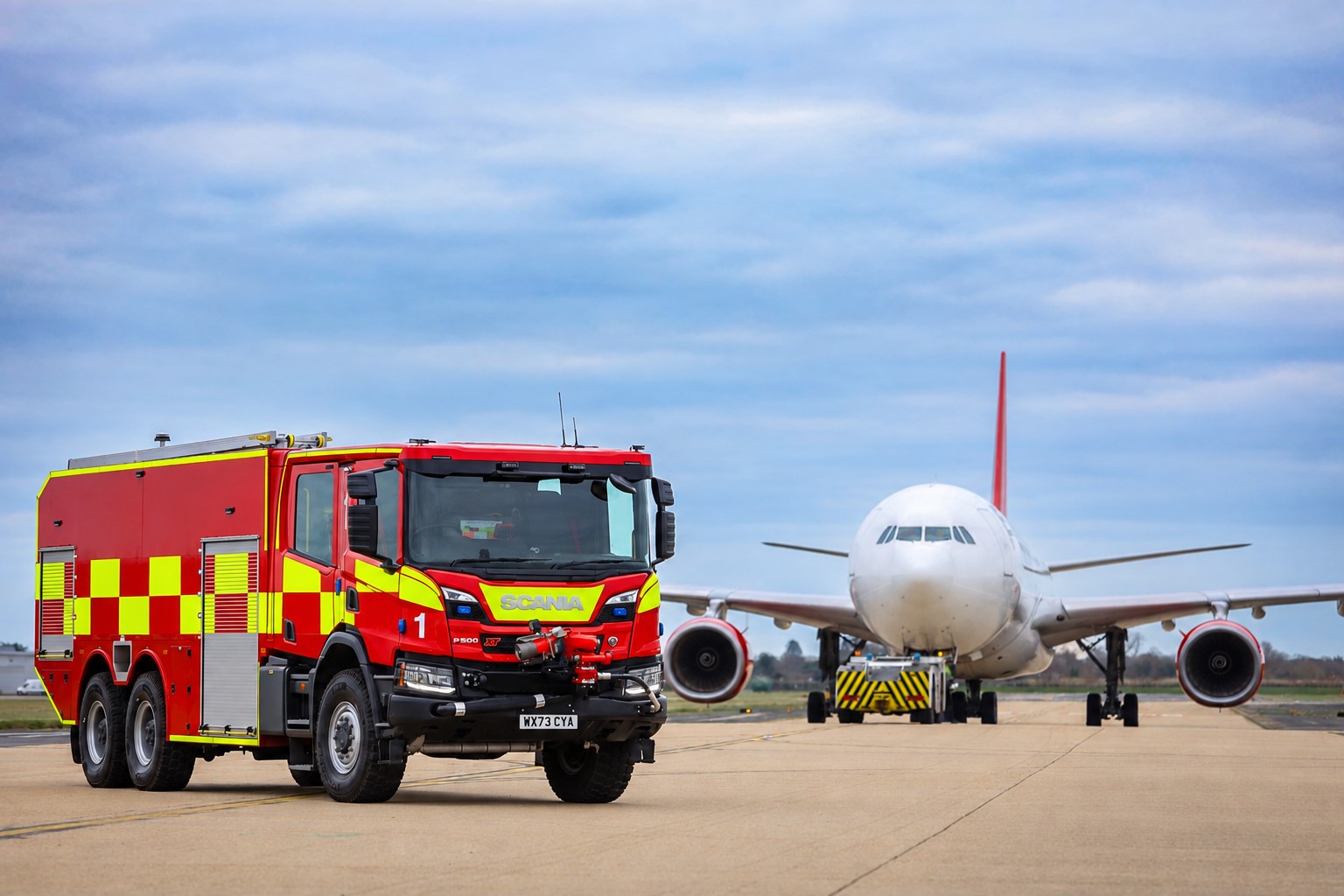 Doncaster Sheffield Airport fire appliance