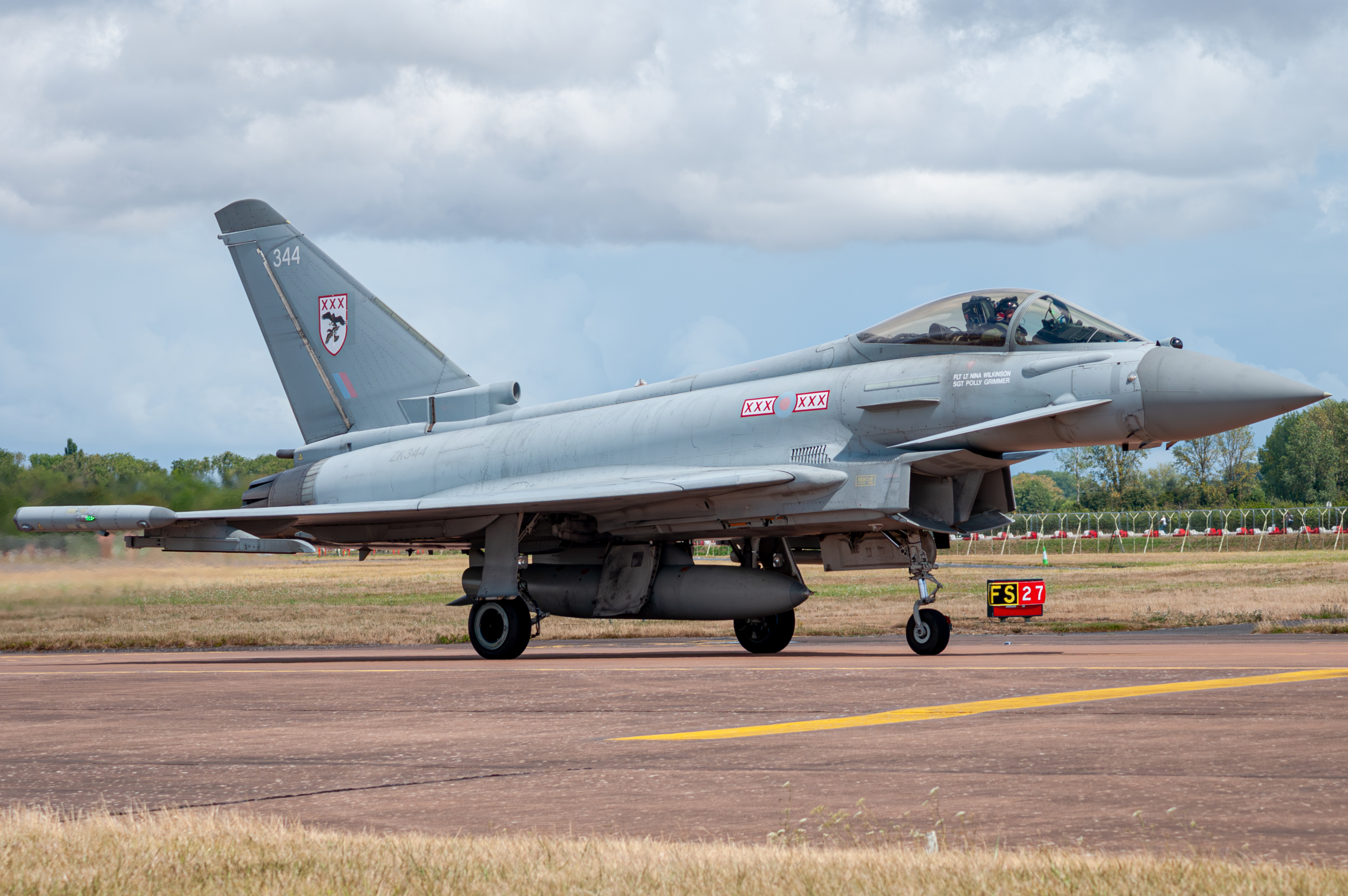 RAF Typhoon at RIAT 2025. Khalem Chapman