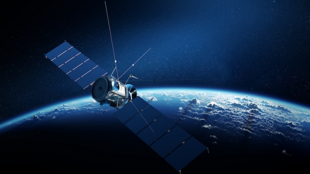 Satellite in Earth orbit