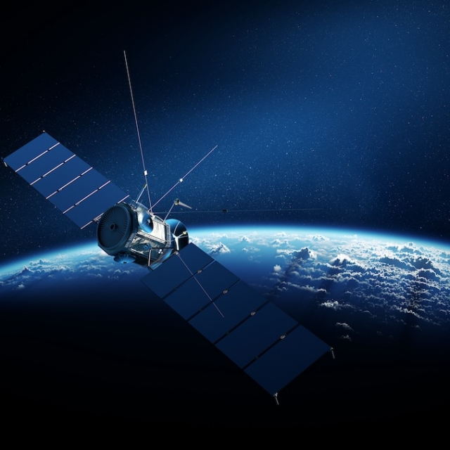 Satellite in Earth orbit