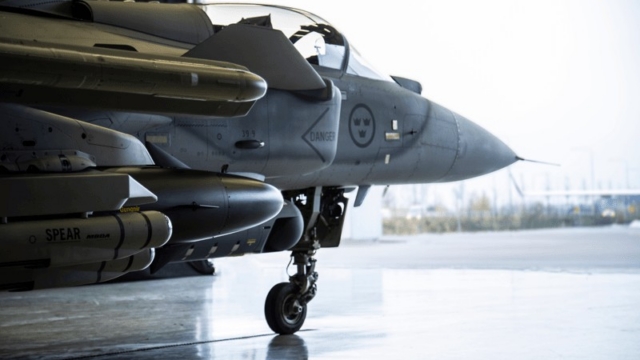 Gripen fighter.