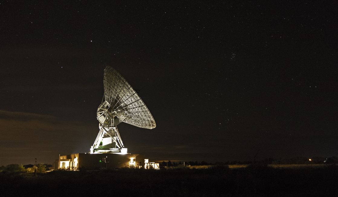 Goonhilly satellite near Cornwall Space Cluster