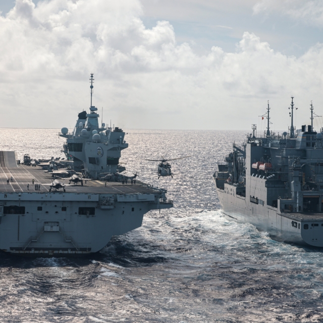 HMS Prince of Wales replenishment