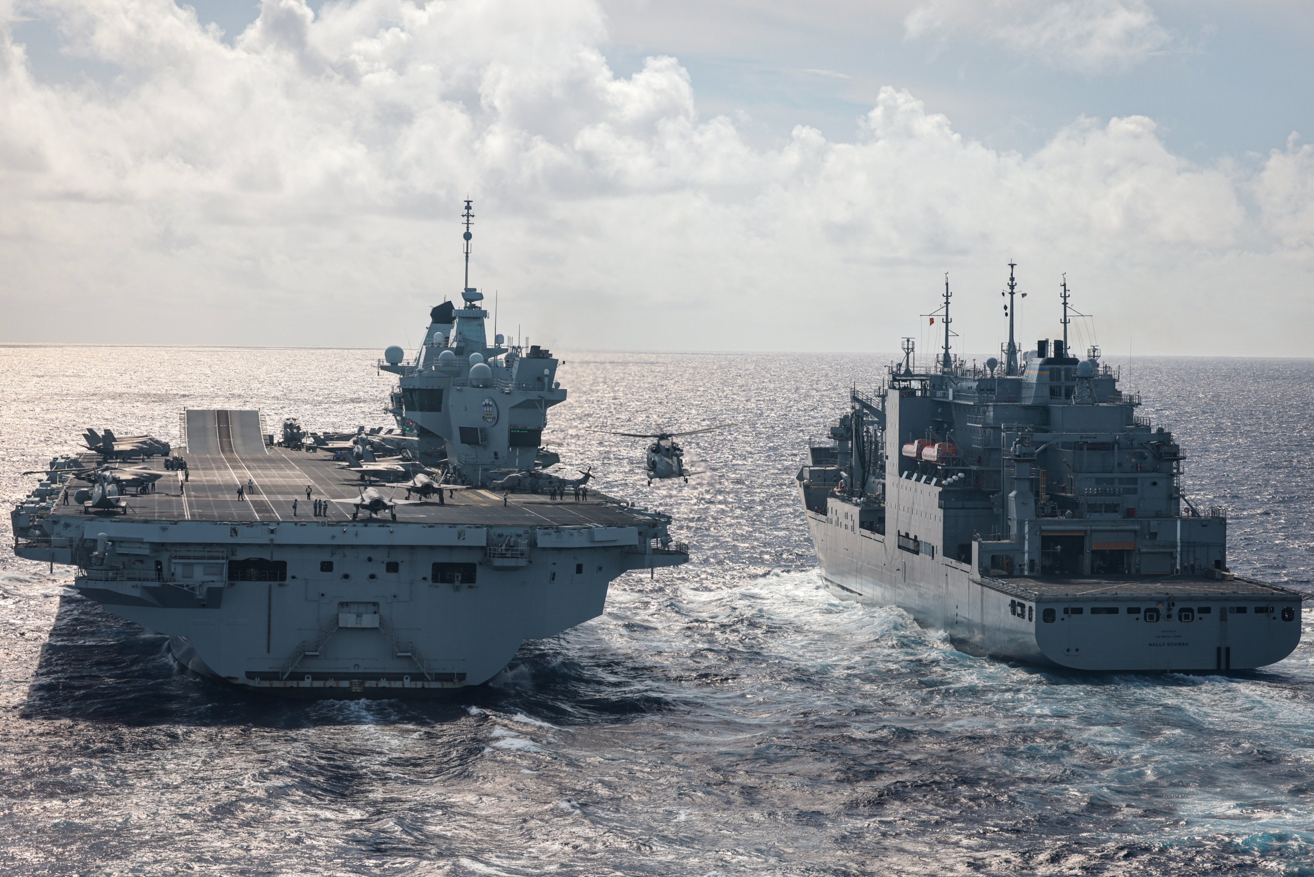 HMS Prince of Wales replenishment