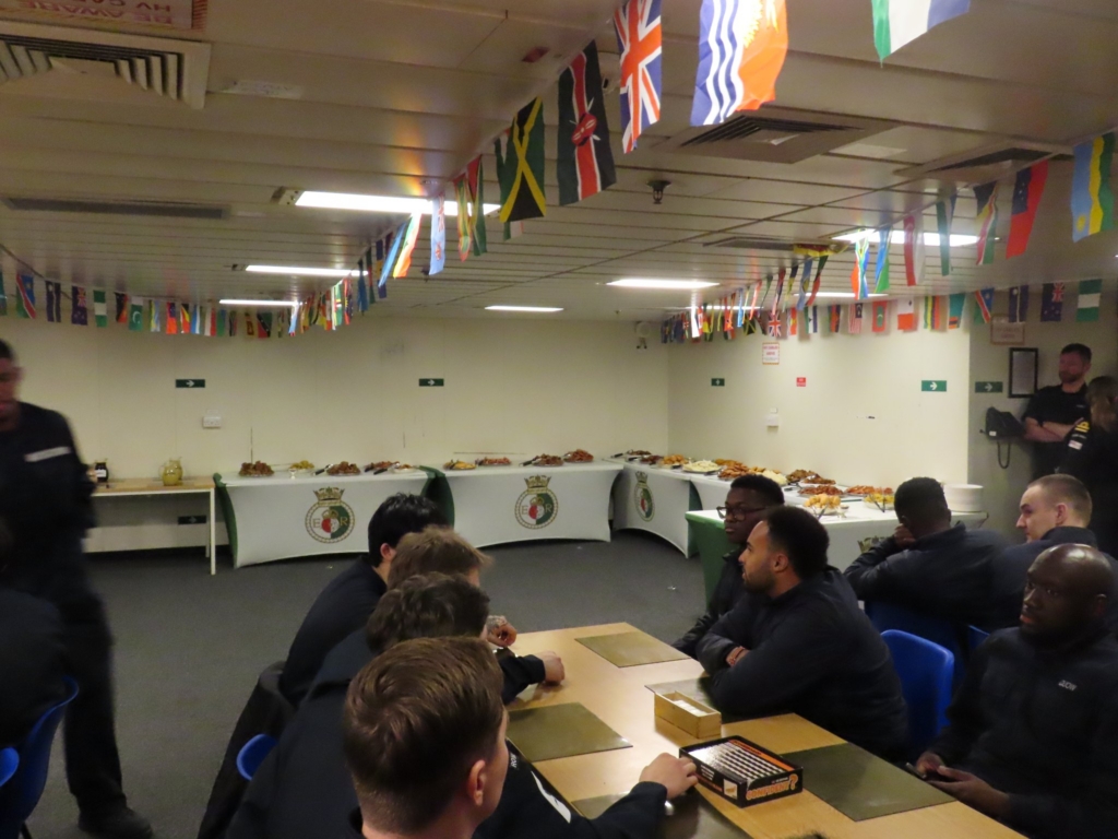 HMS Queen Elizabeth dining
