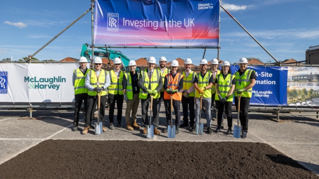 McLaughlin & Harvey breaks ground on Rolls-Royce Derby facility