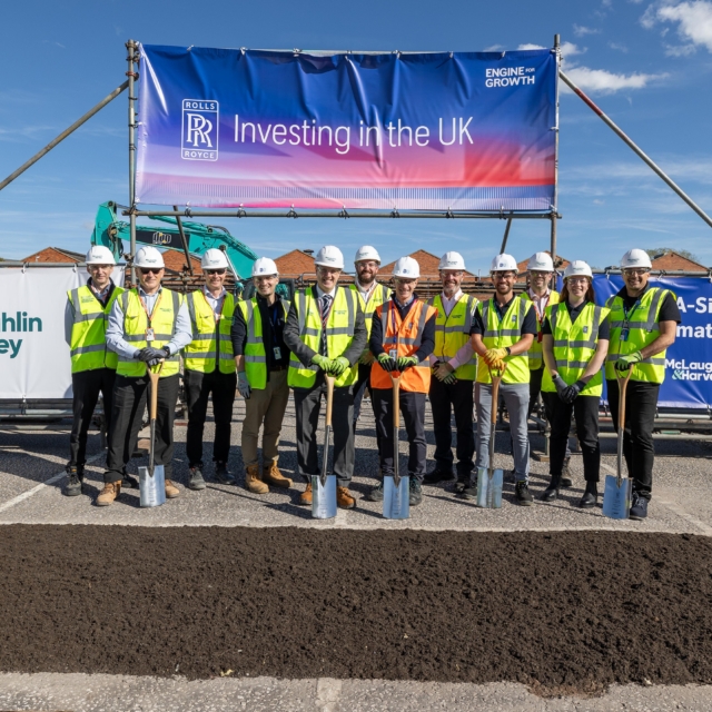 McLaughlin & Harvey breaks ground on Rolls-Royce Derby facility