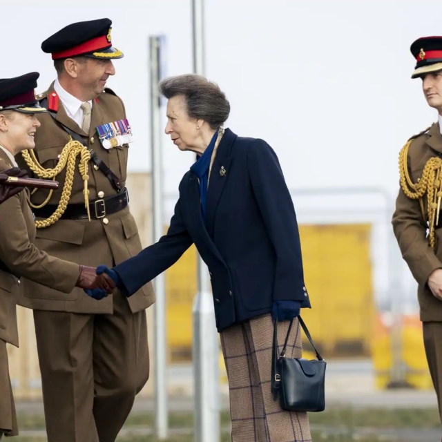 HRH The Princess Royal opens British Army military dogs facilities at Kendrew Barracks in Rutland.