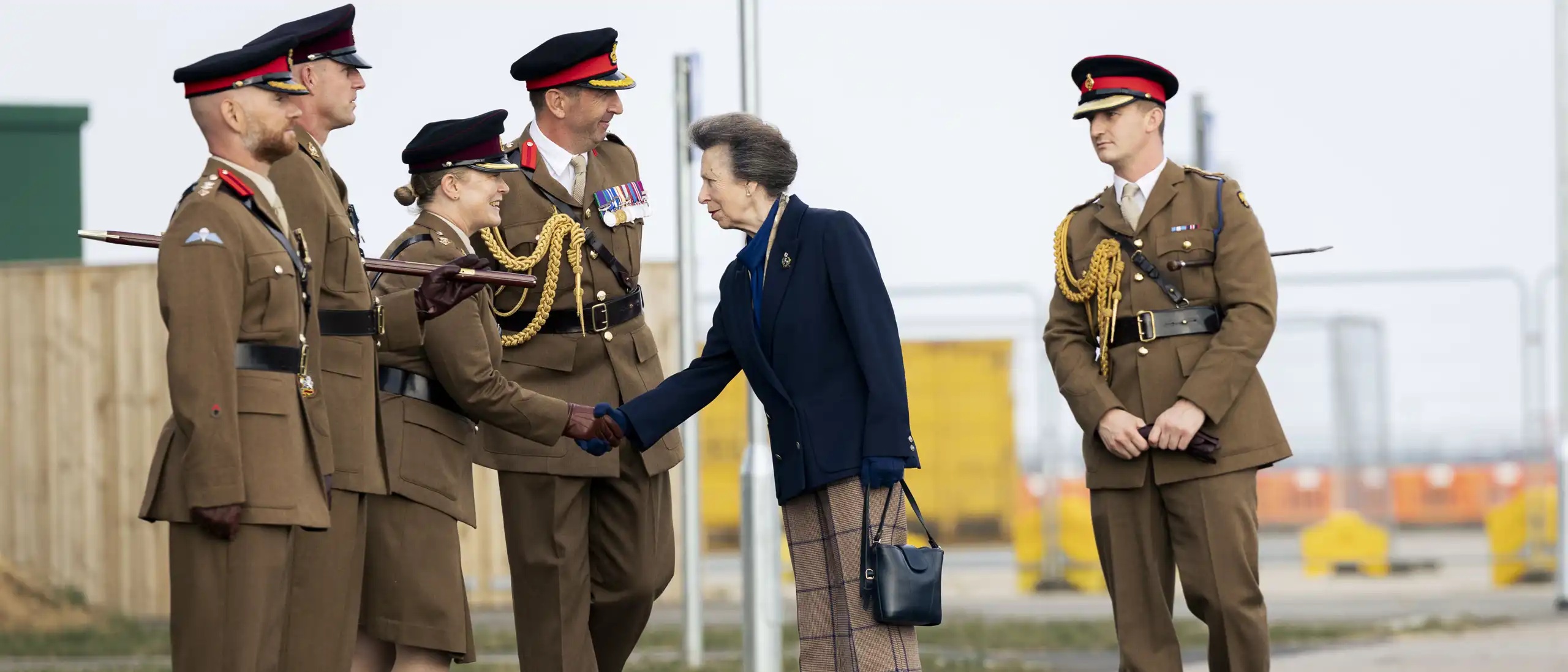HRH The Princess Royal opens British Army military dogs facilities at Kendrew Barracks in Rutland.