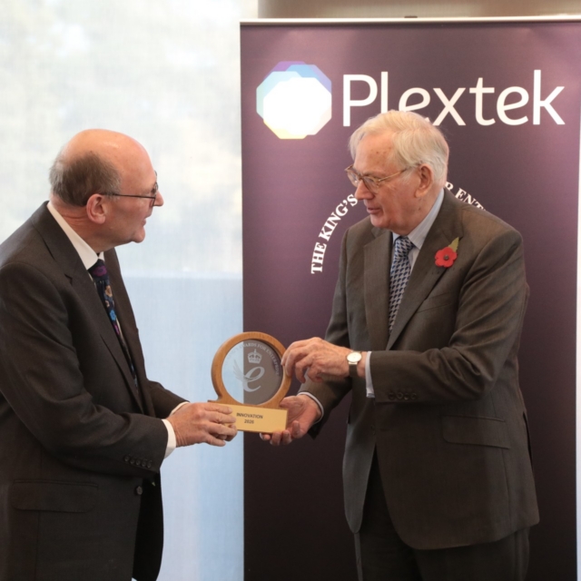 King’s Award for Enterprise in Innovation from His Royal Highness the Duke of Gloucester.
