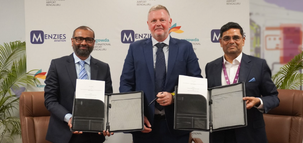 Menzies Aviation secures 15‑year ground handling license at Kempegowda International Airport Bengaluru
03/02/26