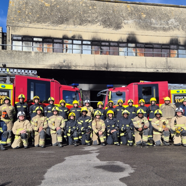 Capita Fire Service College, Moreton-in-Marsh, firefighting weekend.