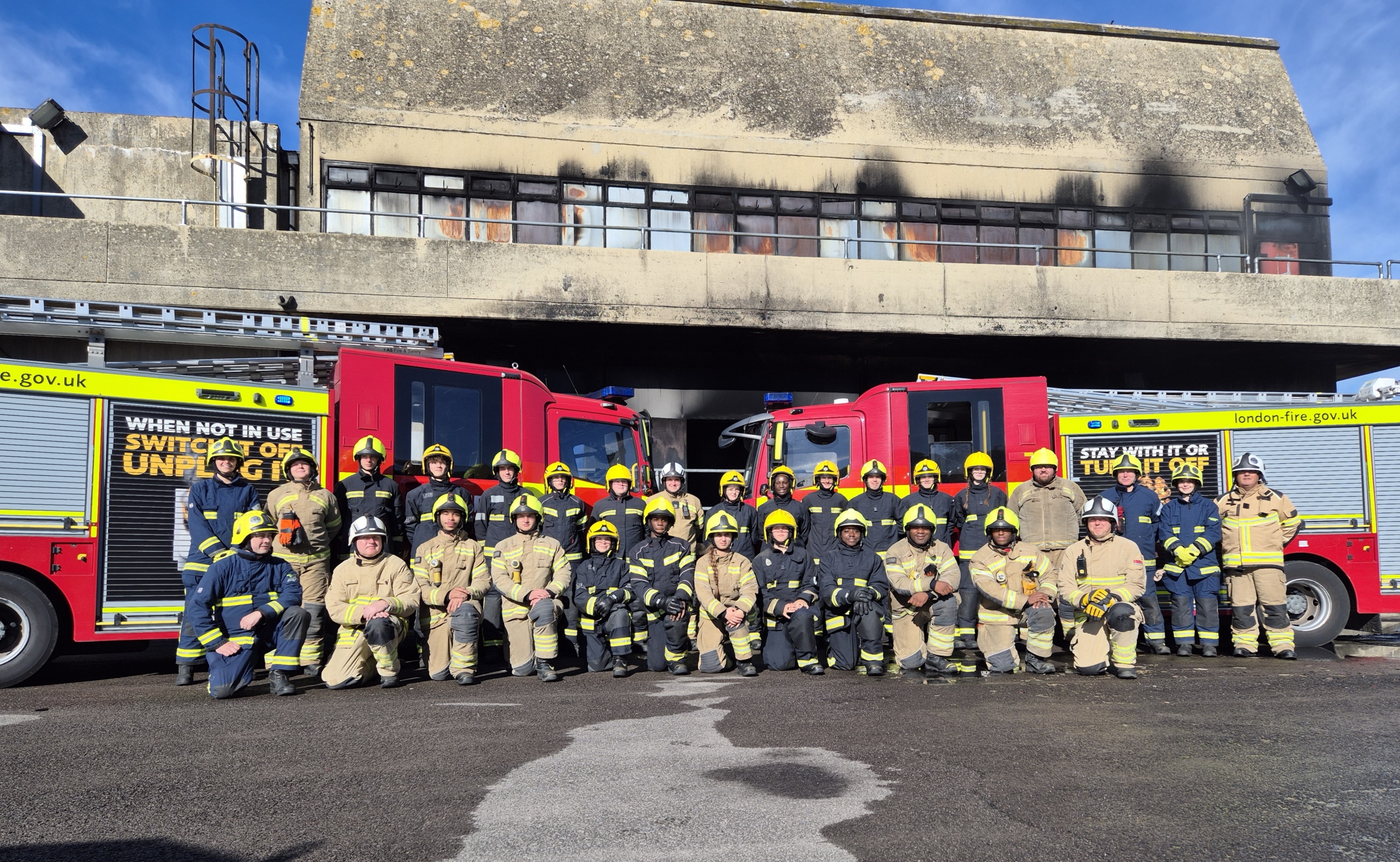 Capita Fire Service College, Moreton-in-Marsh, firefighting weekend.