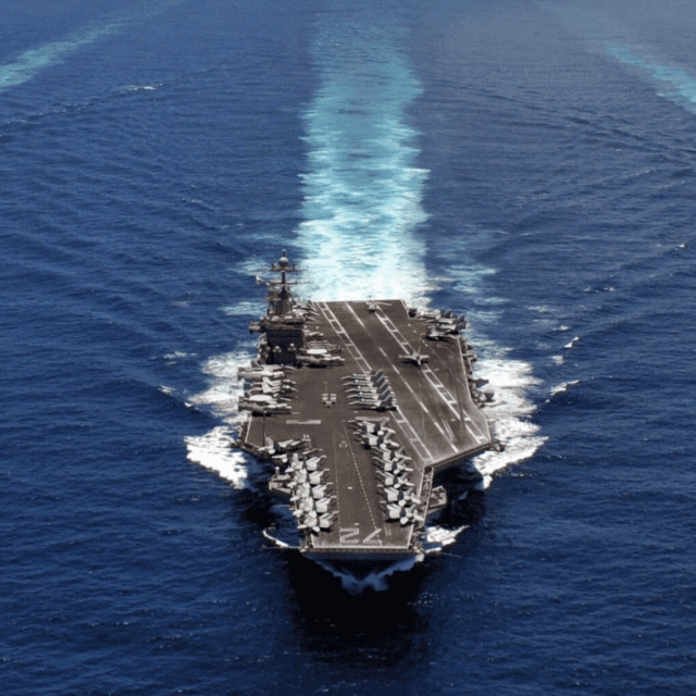 US Navy at sea.