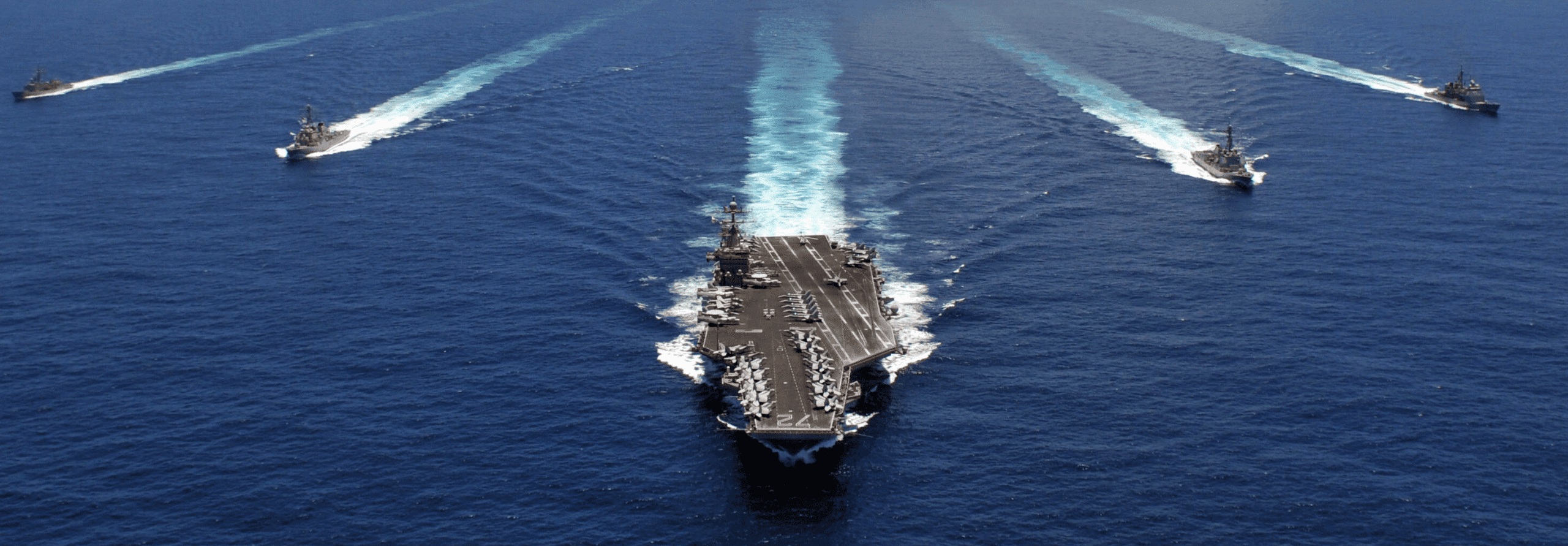 US Navy at sea.