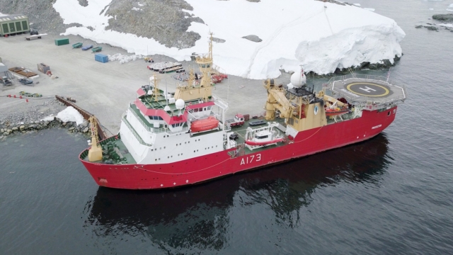 These are the voyages of HMS Protector , her 5 year deployment, to explore the Antarctica in support of UK interests