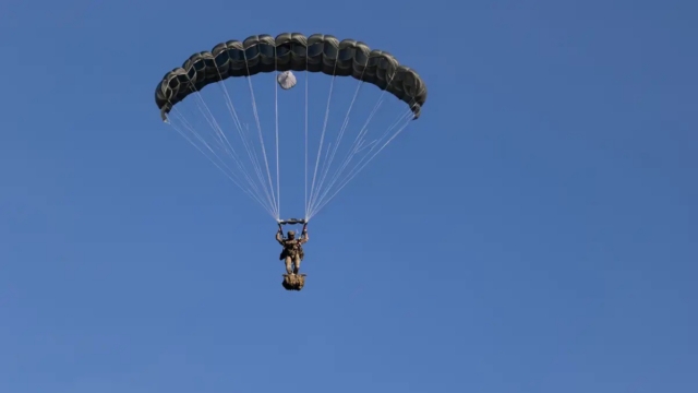Image: Pathfinders, the advance force of 16 Air Assault Brigade, perform a High Altitude Parachute (HAP) descent from 12,00ft on to the Sennelager training area. Over seven weeks (Sep-Oct 2026) of demanding training at Sennelager in Germany, Exercise RHINO TITAN has tested 16 Air Assault Brigade’s readiness to serve as the UK military’s global response force.