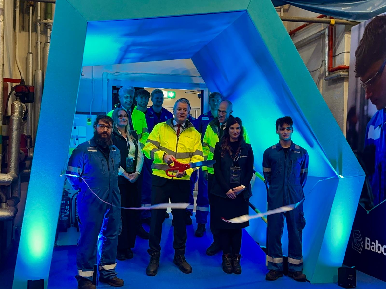 Luke Pollard opens Babcock Skills Centre in Devonport